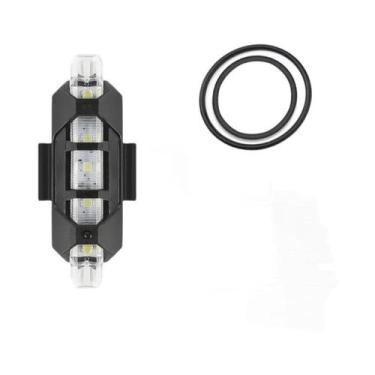 Imagem de Lanterna Traseira LED Recarregável USB Para Bicicleta MTB, Luz De Adve
