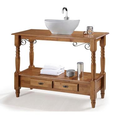 Imagem de Aparador Pé Torneado 2 Gavetas Inferior M51028 Imbuia Verniz