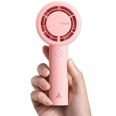 Imagem de Aecooly Ventilador CloudFlow portátil portátil com dois canais de ar, máximo 16H com 5 velocidades, recarregável por USB, mini ventilador de bolso pequeno alimentado por bateria pessoal para viagens,