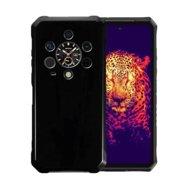 Imagem de WDMYLFTW Capa de silicone para Ulefone Armor 28 Ultra, capa protetora de corpo inteiro com toque macio e sedoso, à prova de choque com forro de microfibra (preto)