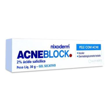 Imagem de ACNEBLOCK NIXODERM GEL SECATIVO 30G KLEY HERTZ - Tratamento para Acne