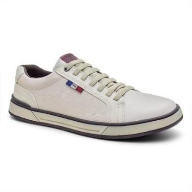 Imagem de Sapatenis Confortavel Street Masculino Tenis Casual Legitimo 37 a 44 cor Off White-Masculino