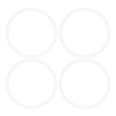 Imagem de KESYOO Anel de vedação de garrafa de silicone com 4 peças, substituição de anel de silicone para tampa de garrafa isolada, vedação à prova de vazamento para copos de água térmica