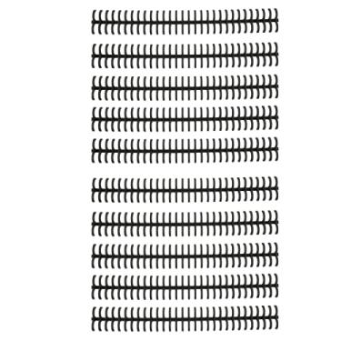 Imagem de Naroote Espinhos de Ligação de Plástico Reutilizáveis ​​com 30 Furos de 1/2 pol. de Diâmetro - 10 Pentes de Ligação para Material de Escritório e Escolar (#20)