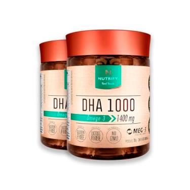 Imagem de Kit 2 Ômega 3 DHA 1000 1400mg Nutrify 60 Cápsulas