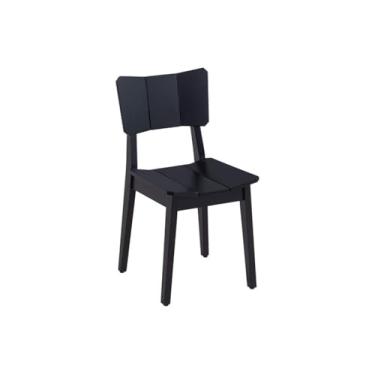 Imagem de Cadeira de Jantar de Madeira Uma Oppa Design - Preta