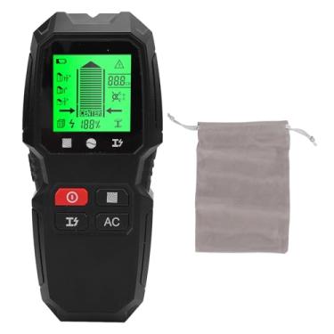 Imagem de FTVOGUE Scanner de Parede Portátil Com Display LCD Multifuncional 5 Em 1 Detector de Pinos Com Cabo de Detecção de Fio de Madeira de Metal para Construção de Parede