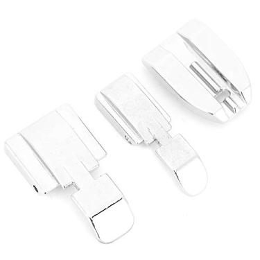 Imagem de Acouto Pé Com Zíper de 3 Unidades para Máquina de Costura Doméstica, Calcador de Aço Inoxidável para Costura Fácil e Profissional