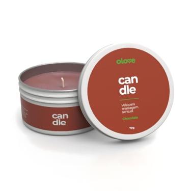 Imagem de Vela Hidratante Beijável Olove Candle 70g Massagem Sensual Sem Parafina Aroma Afrodisíaco (Chocolate)