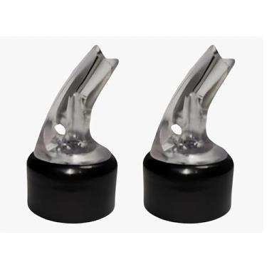 Imagem de 2 Bico Dosador Para Azeite E Vinagre 30 Mm Salada 2x1 preto