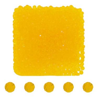 Imagem de Mandala Crafts Contas de cristal redondas de girassol de 3 mm – 1000 contas de vidro facetadas para fabricação de joias, pulseiras, colares, brincos e contas