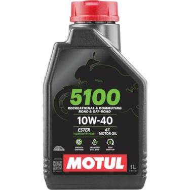 Imagem de Óleo de Motor Tiger 800 Mt-03 Mt-07 Mt-09 Xj6 Er6n Versys Z400 Z650 Motul 5100 4t 10w40 Semi Sintético - 1 Litro