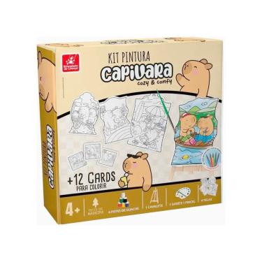 Imagem de Super Kit Pintura Capivara - Brincadeira de Criança 