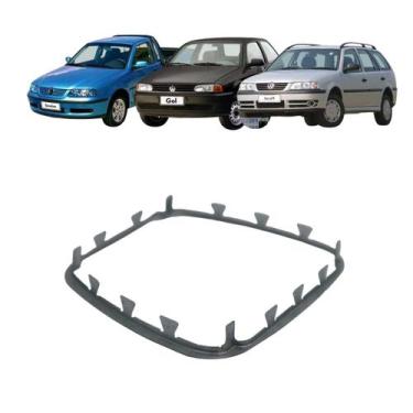Imagem de Moldura Metálica Suporte Lanterna Luz Teto Kombi 1999 Até 2014 Saveiro