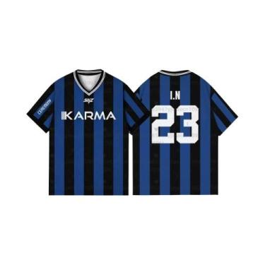 Imagem de Camiseta Oversize De Manga Curta Kpop Stay Karma Album Para Fãs - Feli