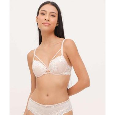 Imagem de Sutiã De Renda Strappy Sem Base E Bojo Marisa-14028, 40, Rosa
