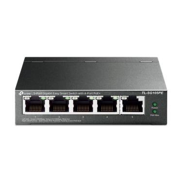 Imagem de Switch 5 Portas TP-Link TL-SG105PE - Gigabit - PoE+ - 10Gbps