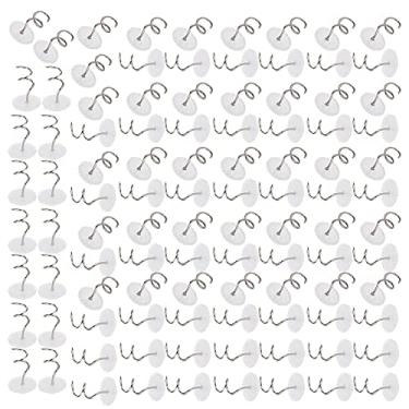 Imagem de Yosoo Pino Torcido, Forma Espiral Antiderrapante ABS Pinos de Fixação de sofá de Aço Inoxidável para Folhas de Tecido, Toalhas de Mesa, Almofadas de Carro, Com Estrutura (100/caixa de pregos de