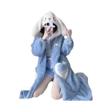 Imagem de Pijamas De Plush De Inverno Em Coral Fleece, Roupa De Casa Com Persona