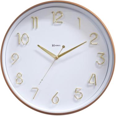 Imagem de Relógio De Parede Herweg Ref: 6853-318 Dourado Fosco