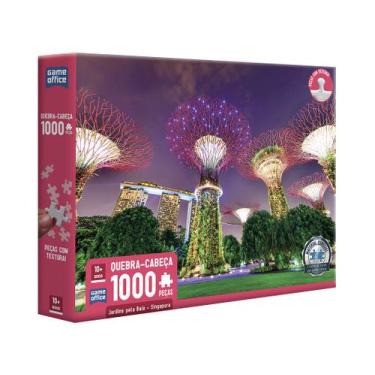 Imagem de Quebra-cabeça 1000 Peças Game Office Jardins pela - Toyster