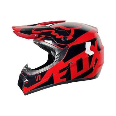 Imagem de Kit De Capacete MX Infantil Com Certificação DOT/ECE, Óculos Ventilado