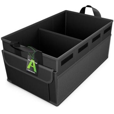 Imagem de AUTOPTIM Organizador de porta-malas de carro – Organizador de carro dobrável de 50 L com fundo antiderrapante para compras, armazenamento de porta-malas com painel de base para SUV Sedan Van, 2