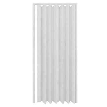 Imagem de Mlt porta sanfonada pvc 0,72 branco neve - PLASFLEX