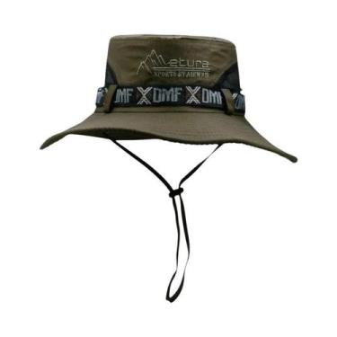 Imagem de Chapéu Balde de Aba Larga Masculino - Proteção UV, Ideal para Pesca, P