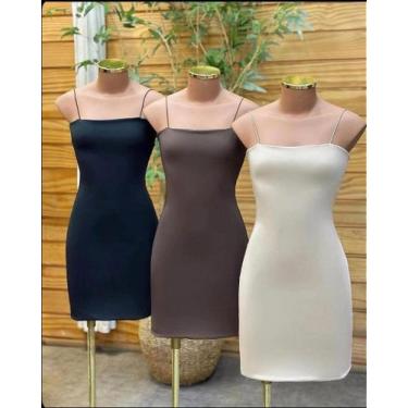 Imagem de Vestido Sther - Elegante e Confortável para Moda Fitness, M, Branco