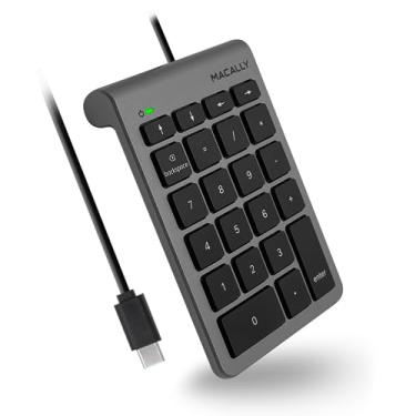 Imagem de Teclado numérico USB C com fio para Mac - teclado USB de 10 teclas, teclado numérico tipo C, teclado numérico para teclado e teclado numérico para laptop, MacBook Pro/Air, iMac e PC - teclado numérico