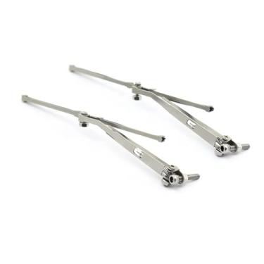 Imagem de MYHWDRNU Peças de carro RC compatíveis com AXIAL para SCX10 para Cherokee para TRAXXAS para TRX4 G500 para MST KM2 1/10 RC Crawler Peças de carro limpador de para-brisa de metal