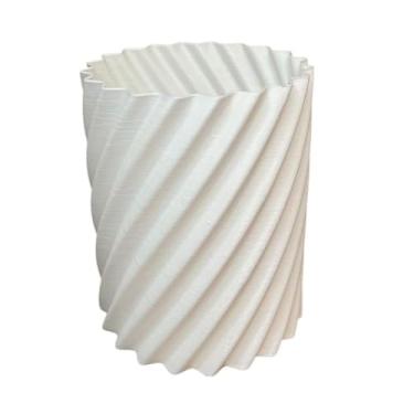 Imagem de Organizador Multiuso de Mesa Design Moderno - Porta-Lápis, Caneta, Pincel e para Escritório e Home Office, Organização Prática (Branco,1Un)