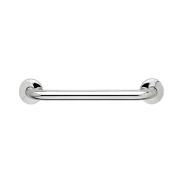 Imagem de Barra de Apoio Suporte Tubular Reta Aço Inox Segurança 30cm