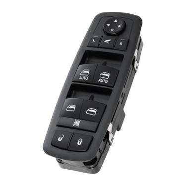 Imagem de JIANGGAI Interruptor de janela elétrico do lado do motorista, botão de trava de porta compatível com Dodge Ram 1500 2013-2015, Chrysler Town Country 2012-2015, substitui OE 68110867AB/68110867AA