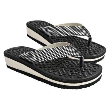 Imagem de Kit 2 Pares Chinelo Ortopédico Para Esporão Massageador - Deidara, 41/