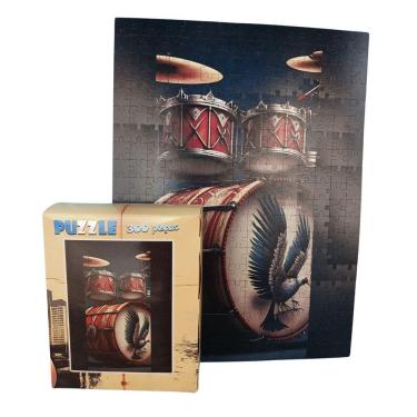 Imagem de Quebra-Cabeça Bateria De 300 Peças Em Mdf