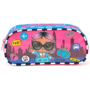 Imagem de Estojo Escolar Lol Surprise Rosa Viagem Infantil Rosa