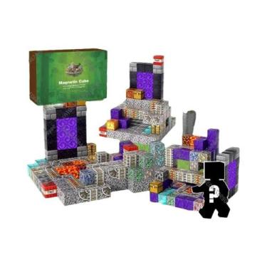 Imagem de Blocos De Construção Magnéticos Montessori Brinquedo STEM Para Criança