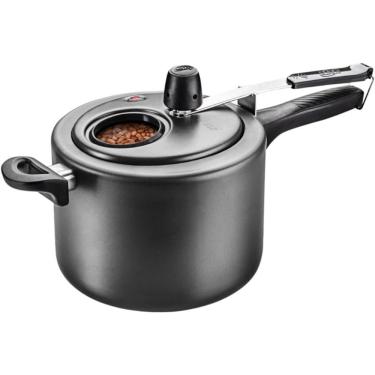 Imagem de Panela De Pressão Com Visor De Vidro 4,5l Alumínio Grafite