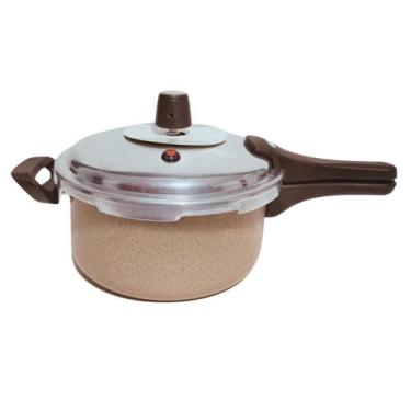 Imagem de Panela de Pressão Crema 3 Litros Trava Externa- Bege - Marcolar