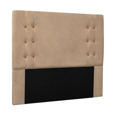 Imagem de Cabeceira Cama Box Solteiro 90cm Cléo Suede - Loja Sheep