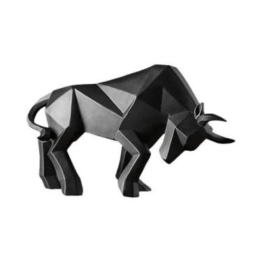 Imagem de Estátua De Touro Em Resina Moderna Nórdica, Figurinha Criativa Para De