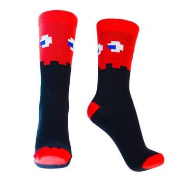 Imagem de Meia pacman fantasminha vermelho - FSB