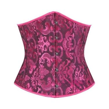 Imagem de Corset Sexy Feminino Modelador De Cintura Estilo Steampunk Com Amarraç