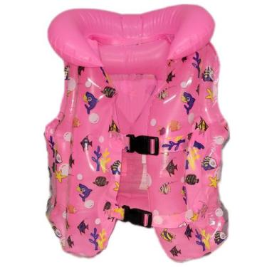 Imagem de Colete Infantil Piscina Boia Inflável Bebê Criança Proteção Tam.M - Su