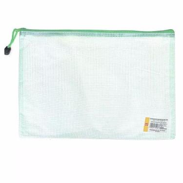 Imagem de Envelope Malote Le Candy A4 Verde com Zíper, UNICA