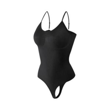 Imagem de Body Modelador Feminino Sem Costura Com Controle Abdominal, Estilo Faj