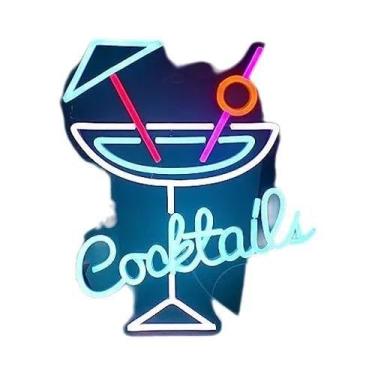 Imagem de Letreiro Neon USB Regulável Para Bar, Cafeteria, Pub, Casa, Caverna Do