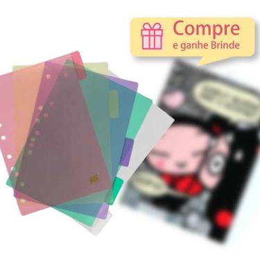 Imagem de Kit divisórias transparente B5 e ganhe brinde Pasta L - Yes